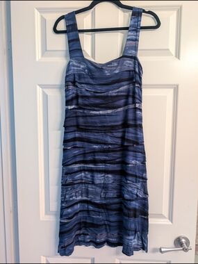 Sleeveless Blue Dunia Dress